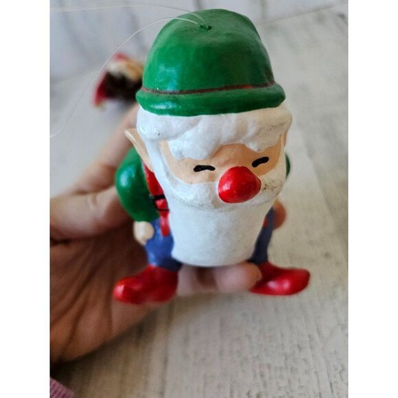 Dept 56 vintage Santa ornament elf tree decor - Picture 7 of 8